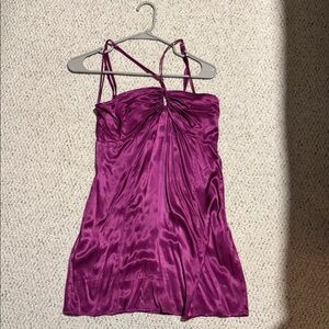 Pull&Bear Purple Mini Dress